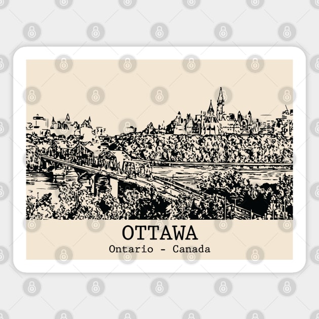 Ottawa - Ontario Magnet by Lakeric